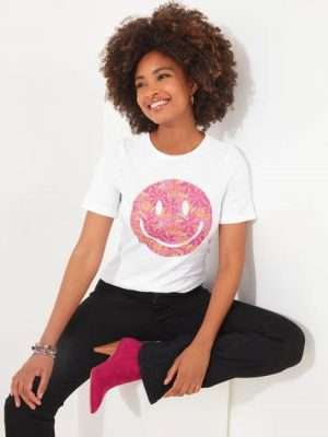 Joe Brown Smiley Tee | White