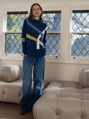 Z & P Road Map Jumper | Denim