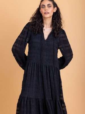 Amaya Sophia Dress Black