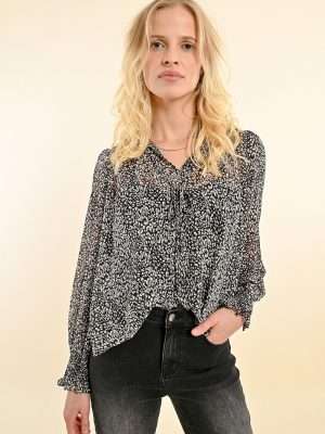 Molly Bracken Woven Blouse | Black Gaia