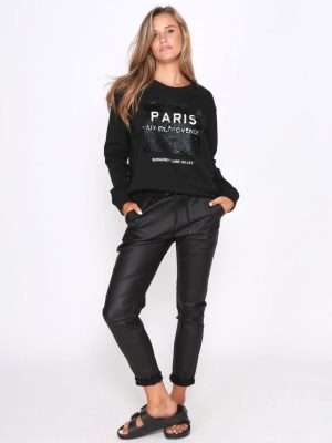 Monaco Riley Joggers Black Wax