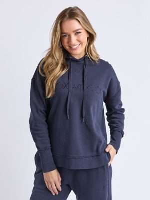 Foxwood Simplified Hoodie | Navy