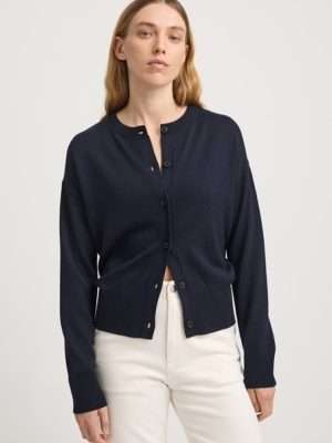 Toorallie Fine Merino Cardy | Navy