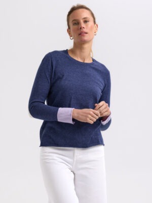 Z&P Elbow Patch Jumper | Denim