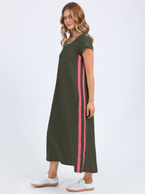 Foxwood Recovery Dress | Khaki Coral