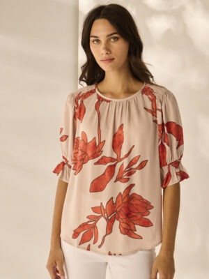 Lania Chino Top | Amber