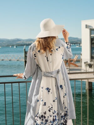 Blackstone Margot Print Back Shirt Dress