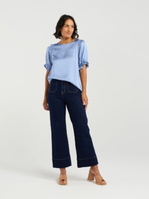 Et Alia Florence Top | Cornflower