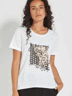 Verge Dusty Top | Black Print