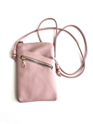 Archer House Long Cross Body | Pale Pink