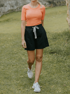 Moke Mezz Tee | Sunset Coral