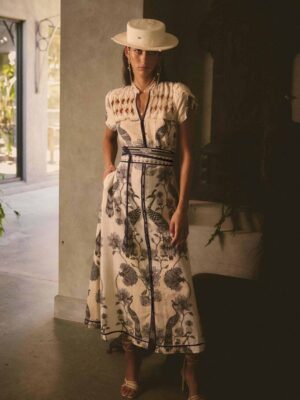 Oncewas Xanthia Diamond Dress