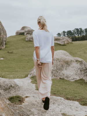 Moke Ruby Tee | White