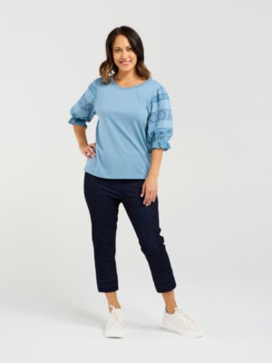 Seduce Amber Top | Blue