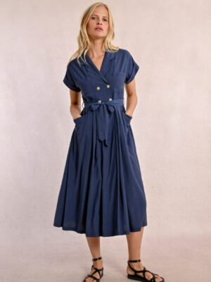 Molly Bracken Trench Dress | Navy