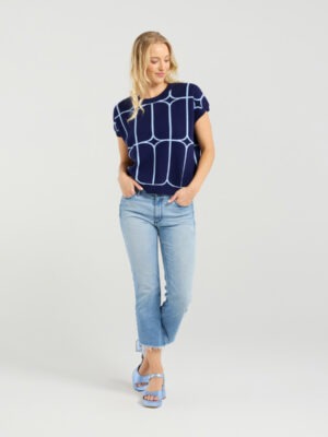 Et Alia Sedgewick Knit | Twilight Trellis