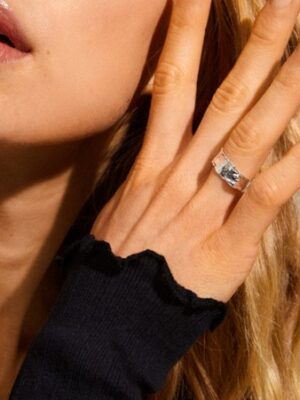 Pilgrim Bathilda Ring - Silver Plated