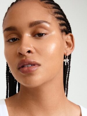 Pilgrim Cassian Hoop Earring | Silver