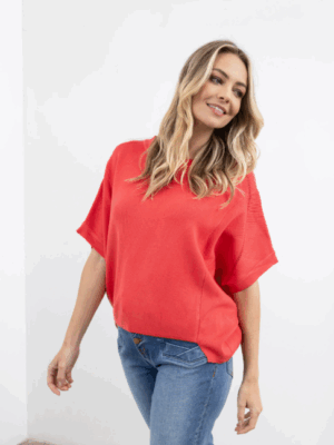 Moss Ella Summer Knit | Pink