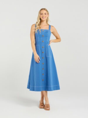 Et Alia Ava Dress | French Indigo