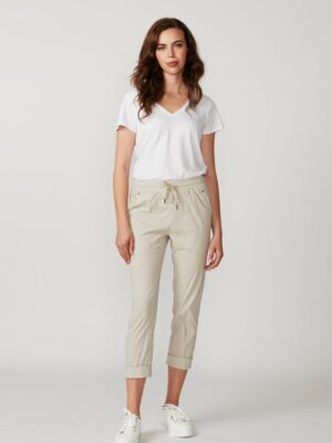 Lania 7/8 Port Pant | Stone