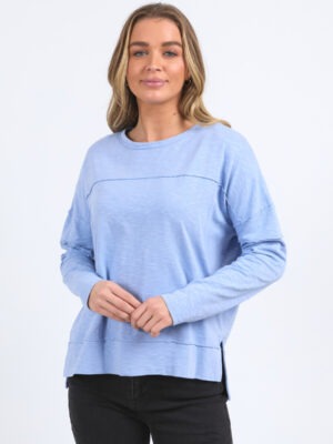 Jayne Throw On Top | Light Blue