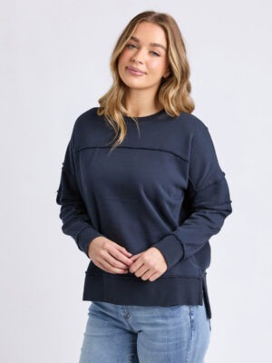 Jayne Throw On Fleece | Navy