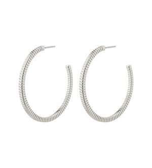 Pilgrim Lidia Hoop Earrings | Silver