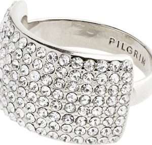 Pilgrim Aspen Crystal Ring | Silver
