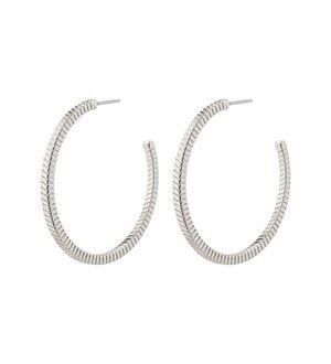 Pilgrim Lidia Hoop Earrings | Silver