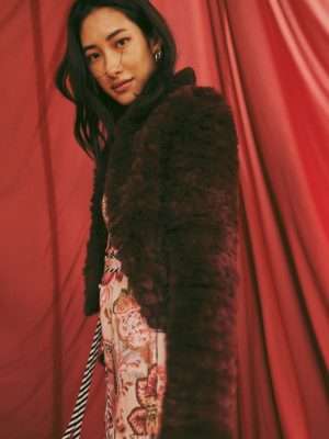 Oncewas Altair Faux Fur Coat