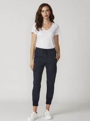 Lania Rib Cargo Pant | Navy
