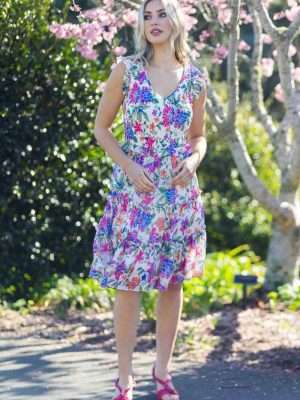 Augustine Poppy Dress | Floral