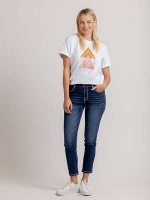 Mi Moso Arrow Tee | White