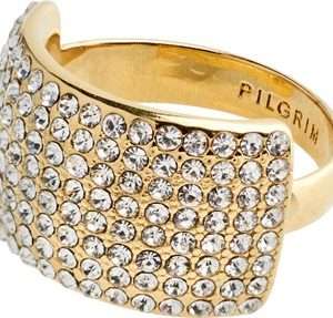 Pilgrim Aspen Crystal Ring | Gold