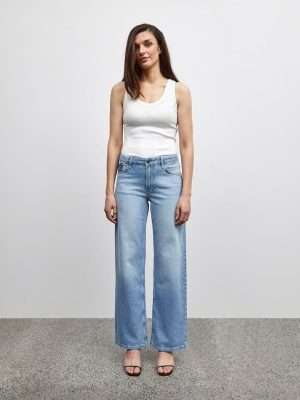 Pulz Vega Wide Jean | Light Blue
