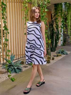 Naturals By O&J Dress | Black Ribbon