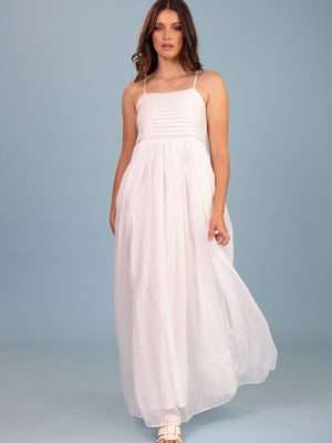 The Bay Oyster Maxi Dress | White