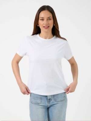 Stella + Gemma Ace Tee Embroidered | White
