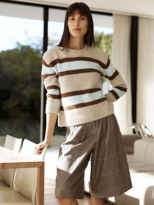 LD & Co Lofty Stripe Jumper | Oat
