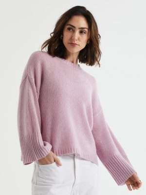LD & Co Wide Sleeve Crew | Iris