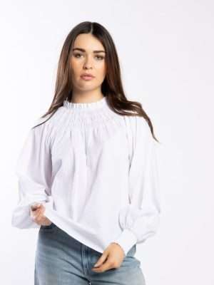 Drama Karin Blouse | White