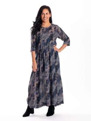 Jellicoe Angled Dress | Blooming Blue