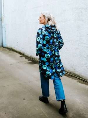 Moke Georgie Rain Coat | Night Bloom