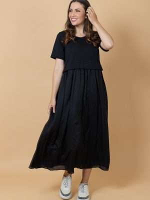 Charlo Greta Dress | Black