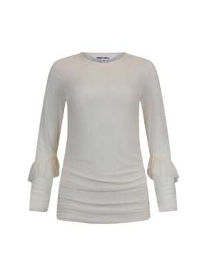 Loobie's Story Aston Ruffle Top | French Vanilla