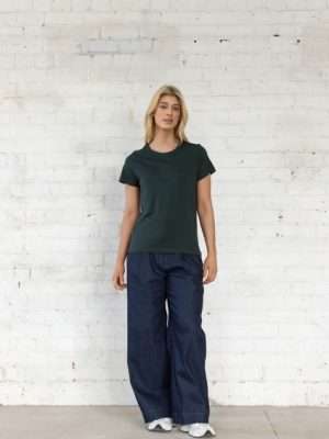 Dressed Column T-Shirt | Forest