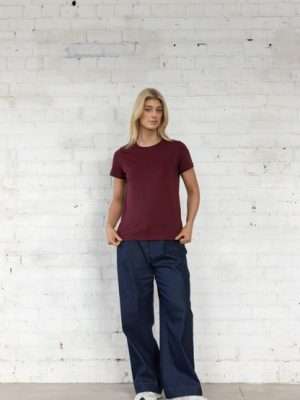 Dressed Column T-Shirt | Red Velvet