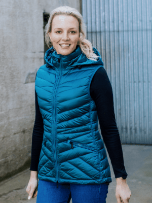 Moke Mary Claire Vest | Empire Teal