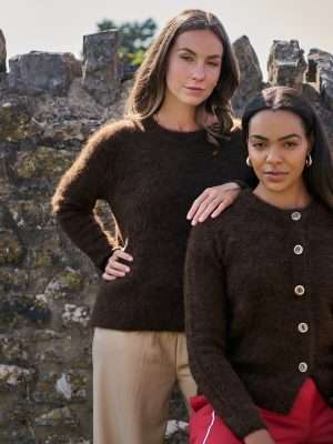 Maxted Brushed Pullover | Chocolate